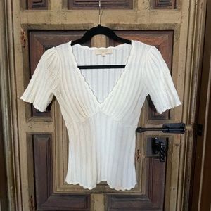 Sézane Paris knit top